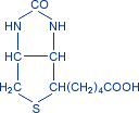 Химическая формула витамина Витамин Н (биотин)